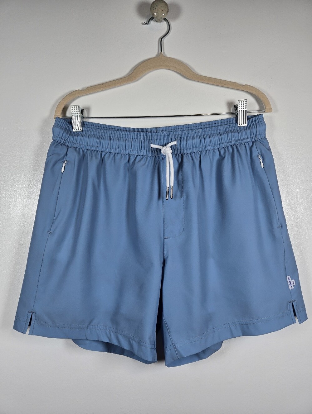 Maamgic Blue Athletic Shorts with Compression Liner 2-in-1 Swim Trunks Large